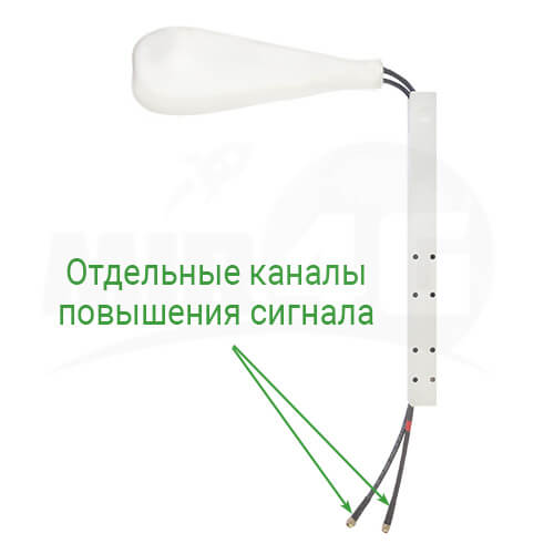3G 4G mimo антенна 21 дБи - комплектация