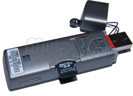 Установка microSD в Novatel MC990D