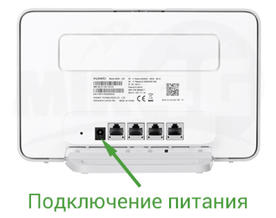 4G Wifi роутер Huawei B535 - разъемы