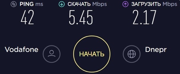 3G/4G без abrams mimo  - скорость