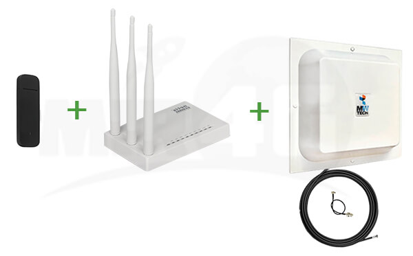 4G комплект базовый - описание панельной антенны