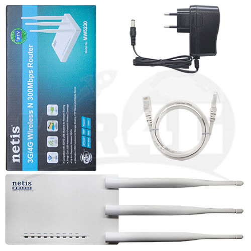 3G/4G роутер Netis MW 5230 - комплектация