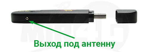 4G 3G Wi-Fi модем ZTE W02 Jazz - подключение антенны